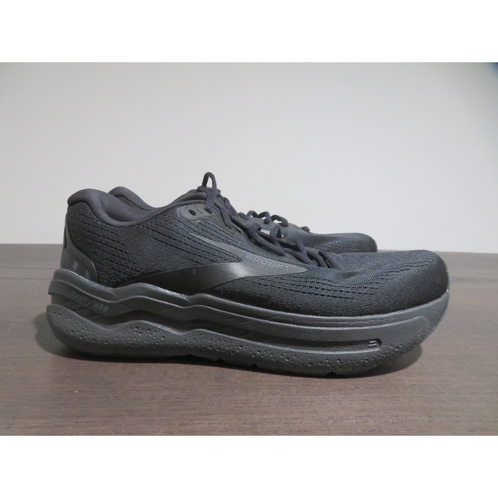 Brooks Ghost Max 2 Womens 10.5 Wide Shoes Running Sneaker Black 1204201D020